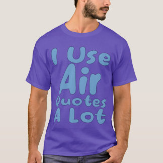 Anführungszeichenliebhaber ich mag Anführungszeich T-Shirt