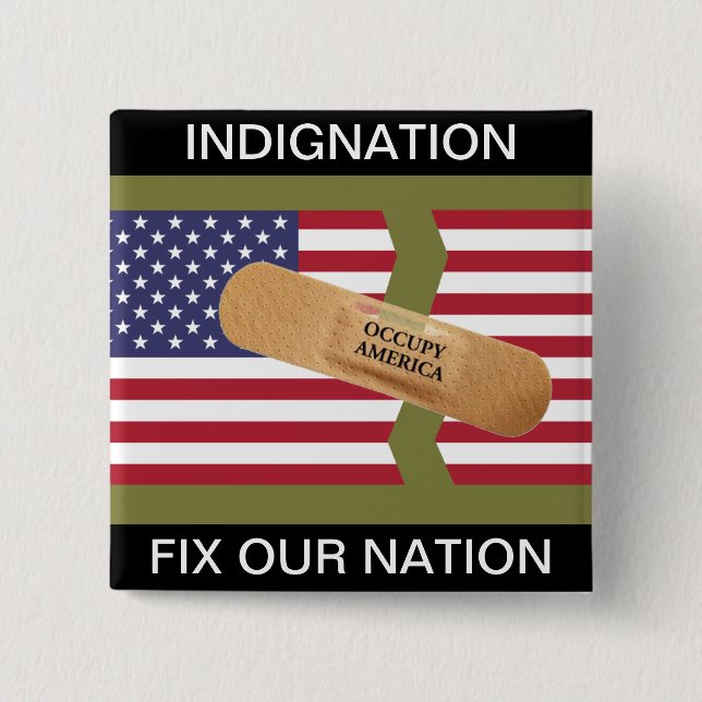 ANGABE FIX UNSERE NATION BUTTON (Vorderseite)