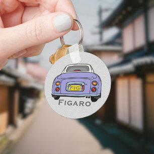 Angaben Niedlich Lilac Figaro Autofahrername Schlüsselanhänger