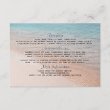 Angaben zur Hochzeit in Urlaubsort am Meer
