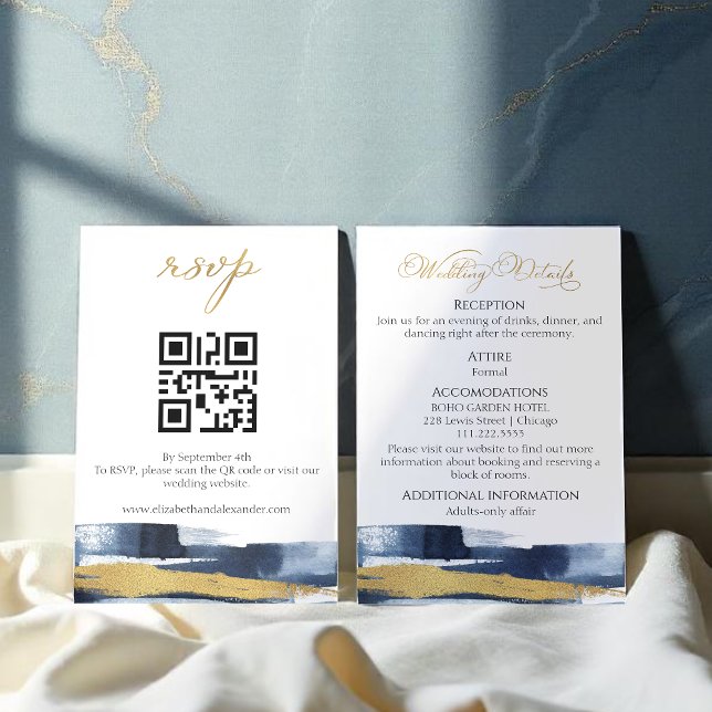 Angaben zur Hochzeit | UAWG | | QR-Code-Umschließu Begleitkarte (Von Creator hochgeladen)