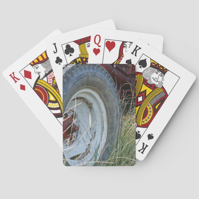 Angaben zur Zugmaschine Spielkarten (Rückseite)
