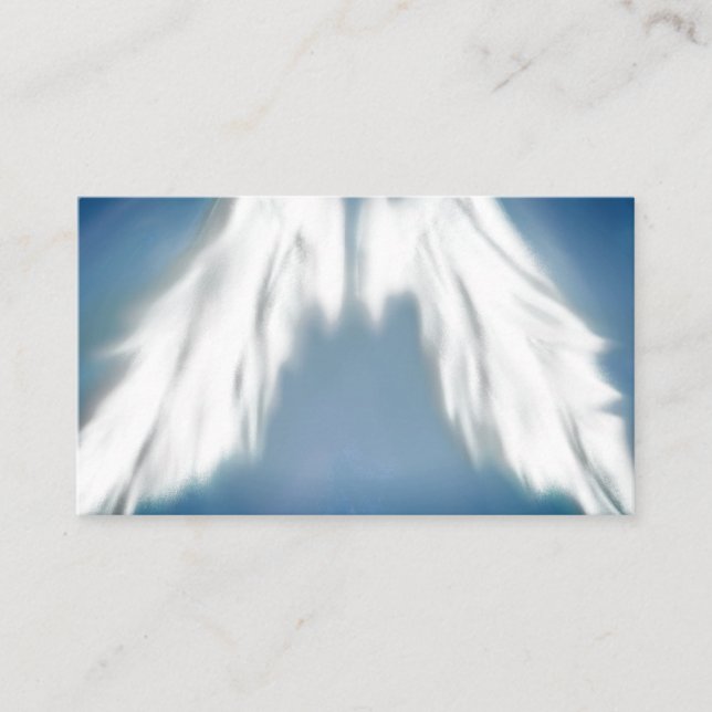 Ange Ailes Lumière, Spirituelle, Reiki, carte de v (Devant)