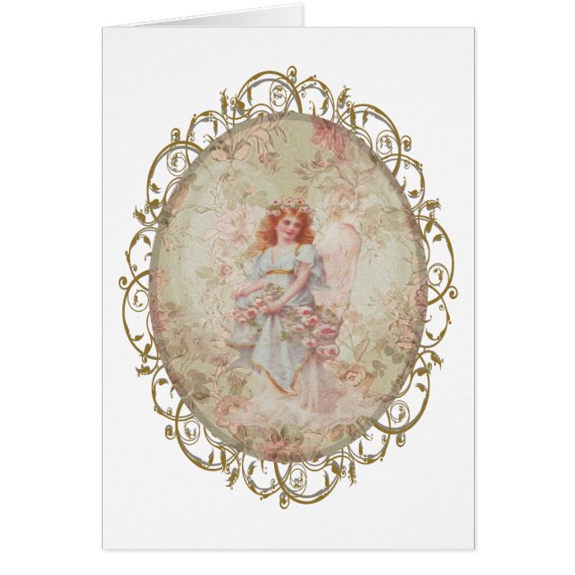 Ange avec des fleurs (Devant)