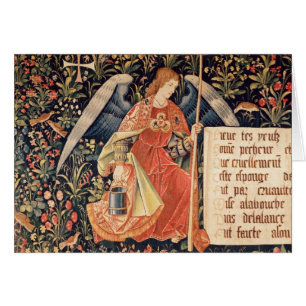 Ange avec une éponge fixée à une tige