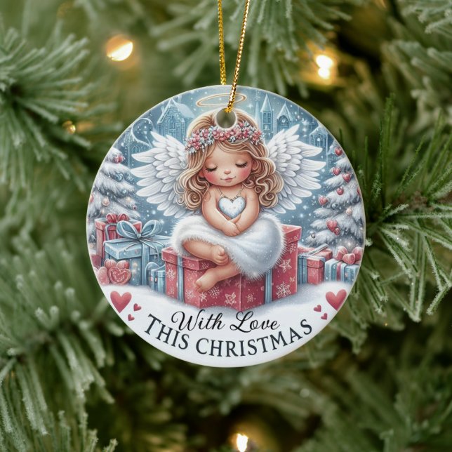 Ange bébé ornement de Noël, Ornement de vacances (Arbre)