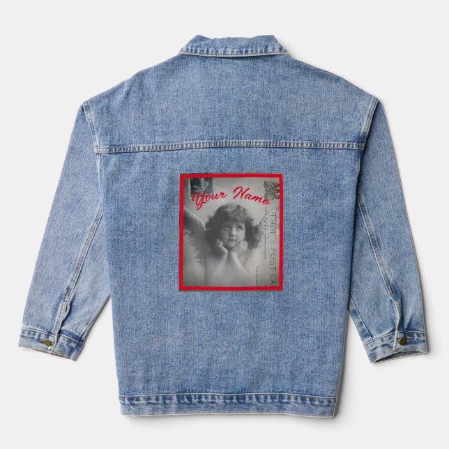 ANGE BLUE JEAN JACKET AVEC NOM (Verso)