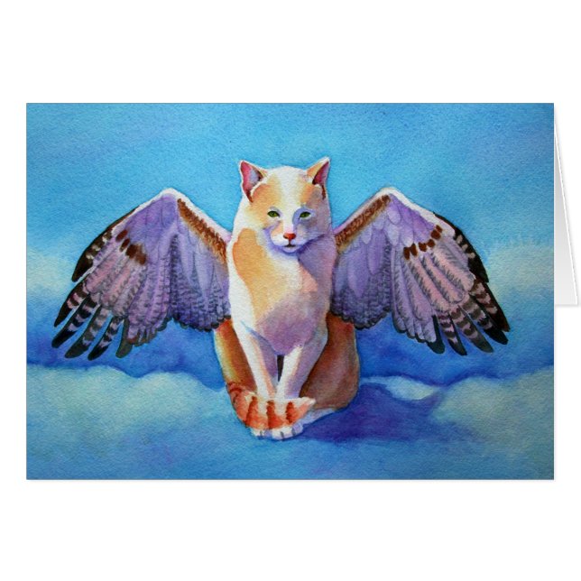 Ange Chat Red Tail Hawk (Devant horizontal)