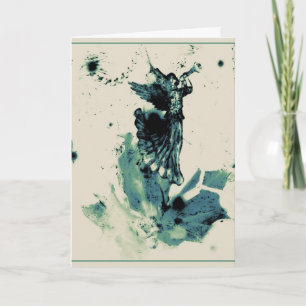 Ange de bonne carte de Noël de nouvelles