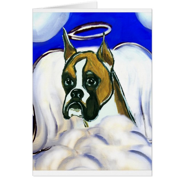 Ange de chien de boxe (Devant)