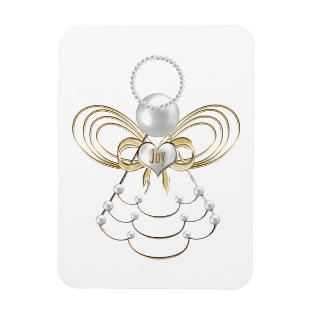 Ange de Noël de la joie Magnet Premium (Vertical)