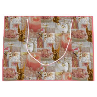 Ange d'or et décorations Sac cadeau