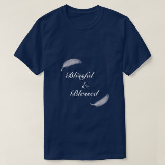 Ange Feather Blissful & Blessed Zen Blue T-shirt