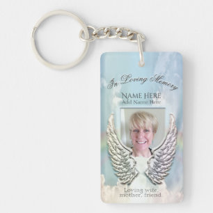 Ange mémorial personnalisé ailes ajouter photo