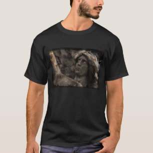 Ange noir de T-shirt d'Iowa City