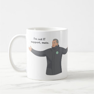 Ange Postecoglou - Ich bin keine IT-Unterstützung, Kaffeetasse
