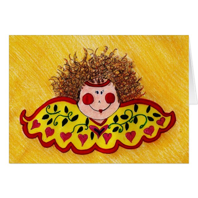 ange sauvage de cheveux (Devant horizontal)