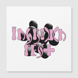 Angebautes Fest Großmagnet Magnetkarte