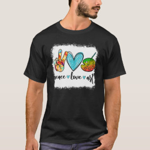 Angeblasene Liebe Painting Palette Lehrer T-Shirt