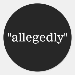 "angeblich" Anwalt, Anwaltskanzlei CUSTOM Stickers