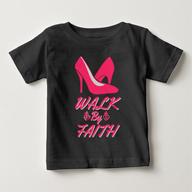 Angeblich ein Zitat aus der heiß rosa Bibel Baby T-shirt (Vorderseite)