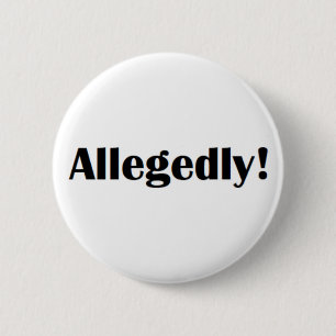 angeblich Kaffeetasse Button