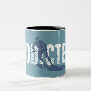 Angeblich zum Aufstehen Paddeln Zweifarbige Tasse