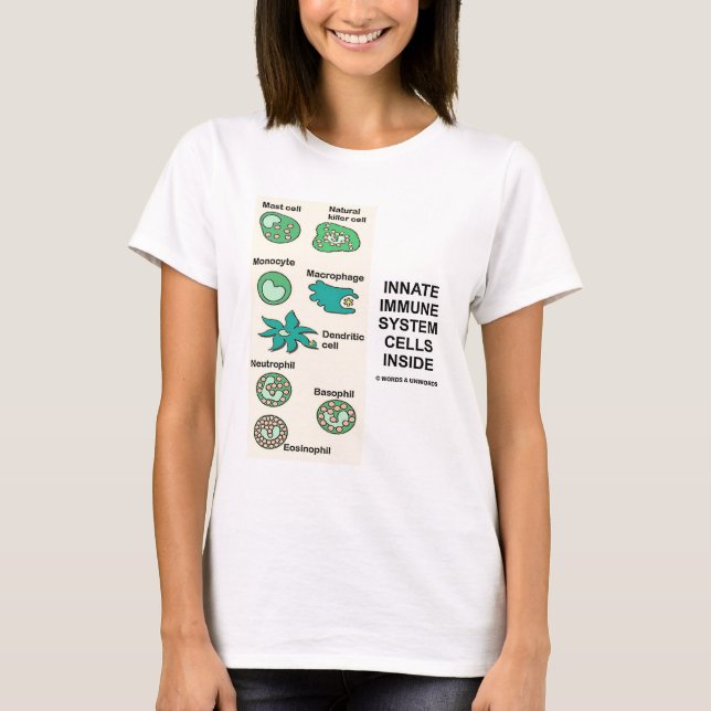 Angeborene Immunsystem-Zellen nach innen T-Shirt (Vorderseite)