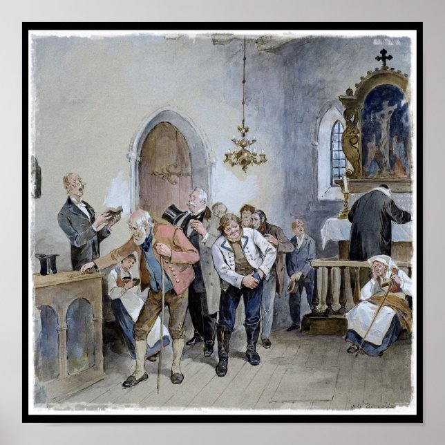 Angebot der Kirche Poster (Vorne)