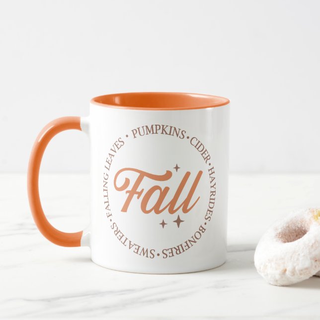 Angebot fallen tasse (Mit Donut)