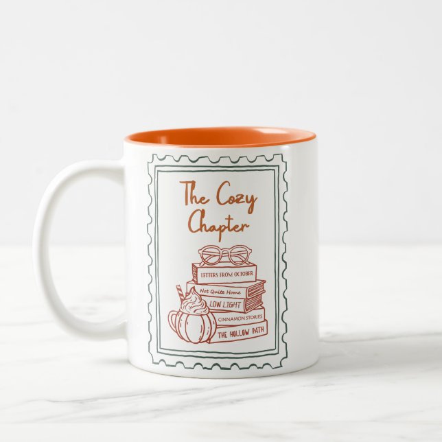 Angebot fallen zweifarbige tasse (Links)