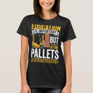 Angebot für den Gabelstaplerfahrer eines zertifizi T-Shirt