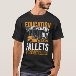 Angebot für den Gabelstaplerfahrer eines zertifizi T-Shirt