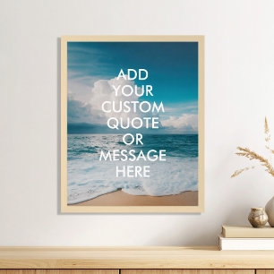 Angebot für den Strand Poster