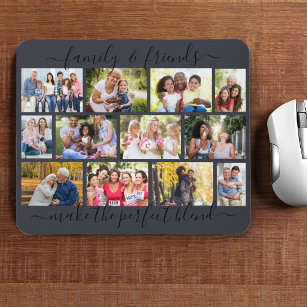 Angebot für Familie und Freunde 12 - Foto Collage  Mousepad