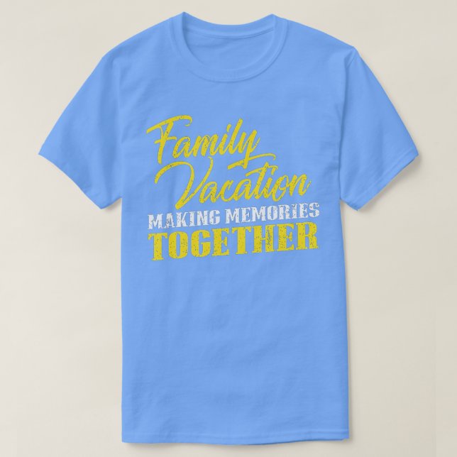 Angebot für Familienurlaub - passende Road-Trip T-Shirt (Design vorne)