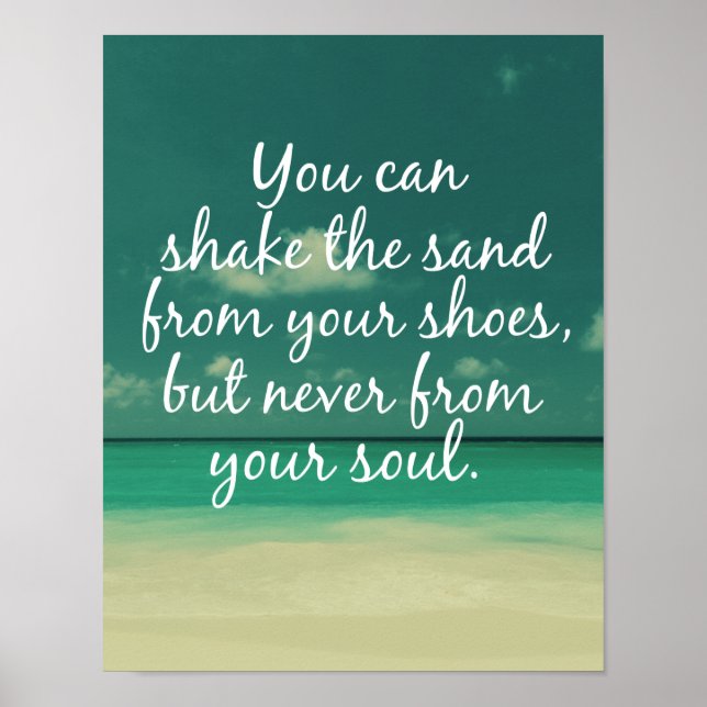 Angebot für Strandliebhaber Poster (Vorne)