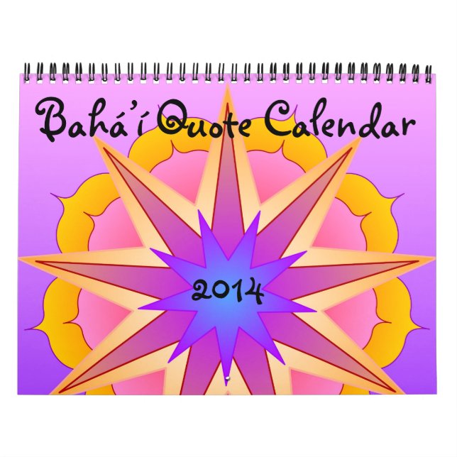 Angebotskalender für Baha'i 2018 #2 Kalender (Titelbild)
