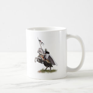 Angebrachter Ritter Templar Kaffeetasse