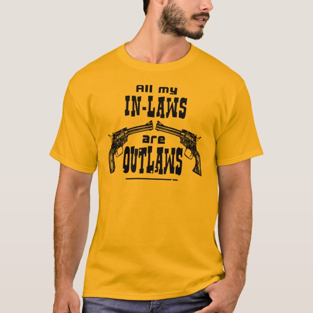 Angeheiratete Verwandte u. Geächtete T-Shirt (Vorderseite)