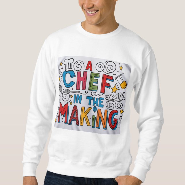 angehender Chef Sweatshirt (Vorderseite)
