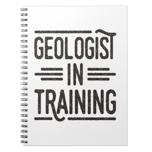 angehender Geologe zukünftiger Geologe Notizblock