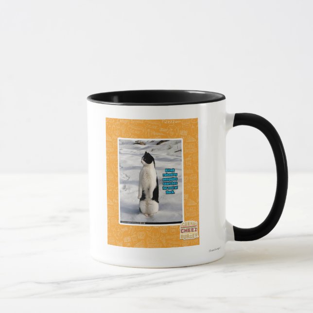 Angehoben durch Pinguine Tasse (Rechts)