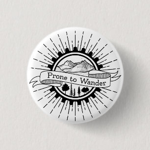 Angehöriger des Wanderreisenden Button