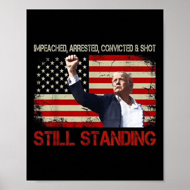 Angeklagter verhafteter, verurteilter Schuss noch  Poster (Vorne)