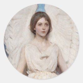 Angel - Abbott Handerson Thayer Runder Aufkleber