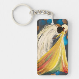 Angel-Acrylsäure-Schlüsselanhänger, Mondlicht (bei Schlüsselanhänger