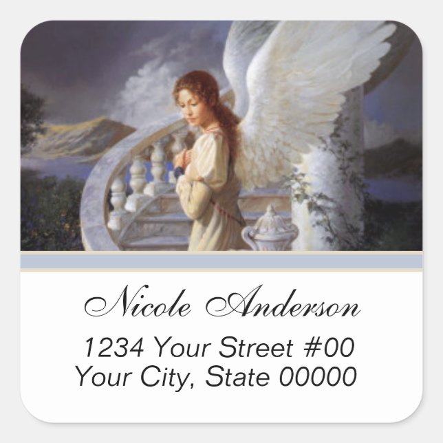 Angel Address Sticker (Vorderseite)