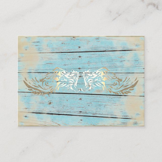 Angel ailes Spirituel Lightworker Carte de visite (Devant)