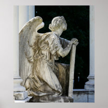 Angel Altes Friedhof-Poster zum Ausruhen